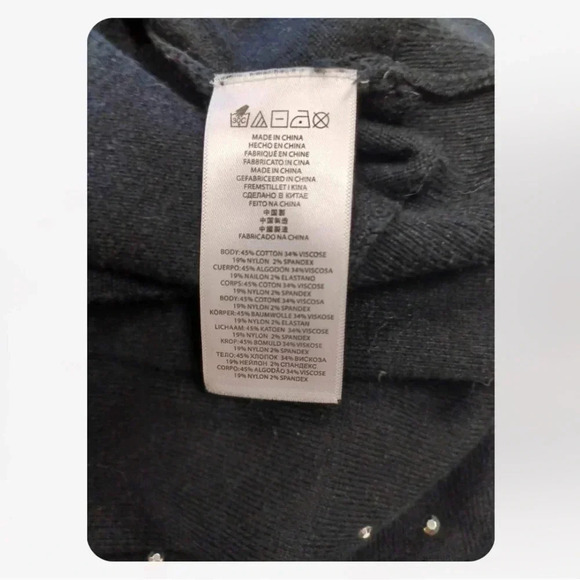 Michael Kors Three Quarter Sleeve Studded Sweater Dress Size XS - Picture 11 of 12